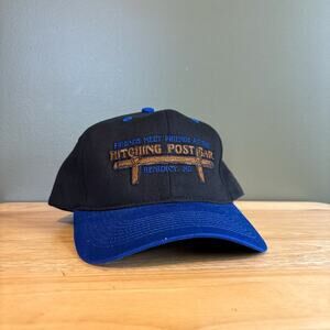 Friends Meet Friends At The Hitching Post Bar Benidict ND Trucker Snapback Hat